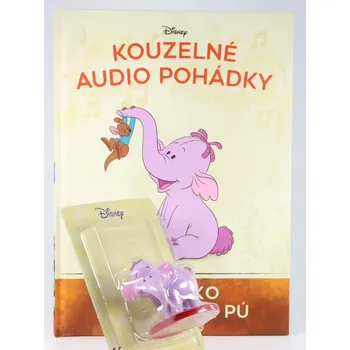 Pohádka Slonisko a Medvídek Pu kniha s figurkou Kouzelné Audio Pohádky Disney 86 (Druhé vydání)