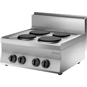 Sporák BARTSCHER Elektrický sporák 4 plotýnky, 700x650x295 mm | BARTSCHER, 650 Snack