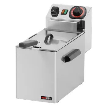 fritéza Fritéza elektrická 0,6 kW/l, 5 l stolní 230 V | REDFOX - FE 04 S