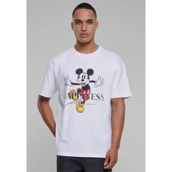 Pánsk tričko Disney 100 Mickey Happiness oversize bílé Mister Tee bílá 2836883