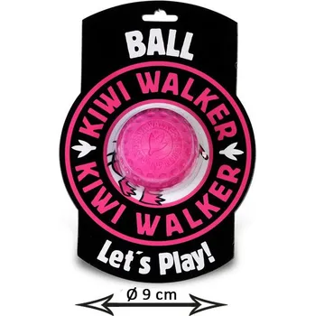 Hračka pro psa Kiwi Walker Míček Maxi - růžová 9 cm