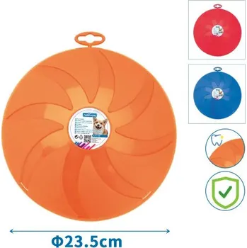 Hračka pro psa Frisbee létající talíř Nobleza Round 23,5 cm Barva: Oranžová