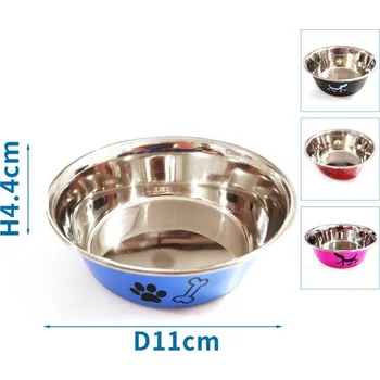 Miska pro psa Nerezová miska Nobleza S - Cartoon design Barva: Modrá