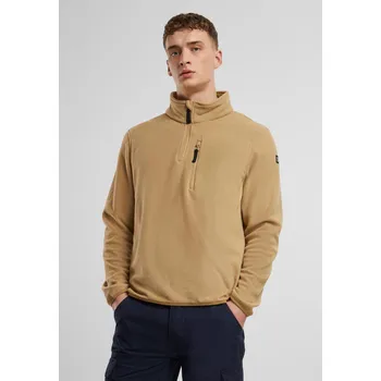 Pánská mikina Fleece Troyer velbloud Brandit krémová 2538561