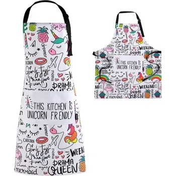 Kuchyňská zástěra Kuchyňská zástěra s jednorožci v tubě