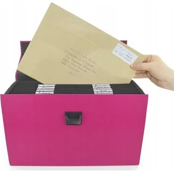 Pořadač s přihrádkami, s rukojetí A4 Rapesco