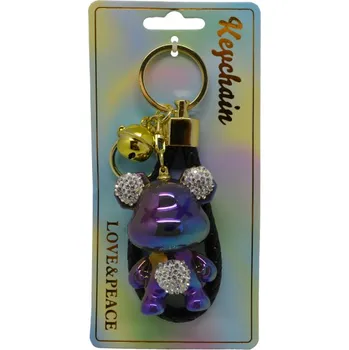 Doplněk pro panenku Keychain Přívěsek na klíče - Myšák duhový