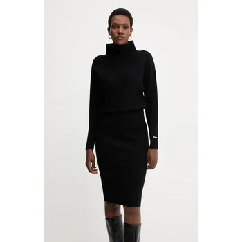 Dámské šaty Vlněné šaty Twinset 252LI3QAA černá 99X, vel. XS