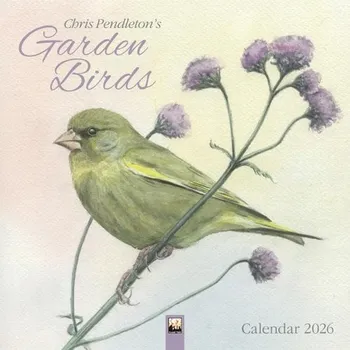 Kalendář Nakladatelství Flame Tree Publishing Chris Pendleton Garden Birds Wall Calendar 2026