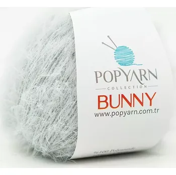 Příze POPYARN Příze Bunny B16 - šedá světlá, 100g 170m