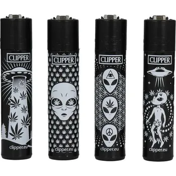 Zapalovač Celá sada Clipper zapalovačů 420 Aliens