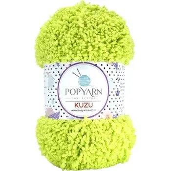 Příze POPYARN Příze Kuzu B09 - zelená, 100g 100m