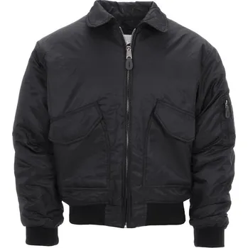 Pánský bomber FOSTEX Bunda CWU letecká s límcem černá Fostex® Velikost: 3XL