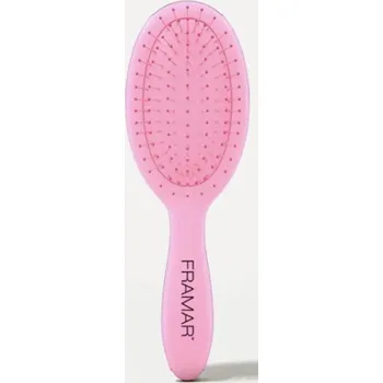 kartáč na vlasy FRAMAR Mini kartáč na rozčesání – růžový