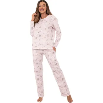 Dámské noční prádlo Dámské pyžamo ITALIAN FASHION SATUI dlouhé print XL 0