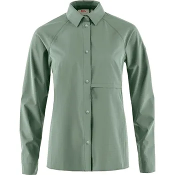 Dámská košile košile dámská FJÄLLRÄVEN Abisko Trekking Shirt W, Patina Green - XXS