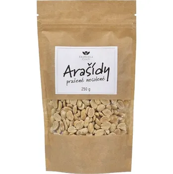 Arašídy pražené nesolené 250g EkoMedica