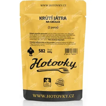 Hotové jídlo Hotovky Krůtí játra na cibulce (2 porce)