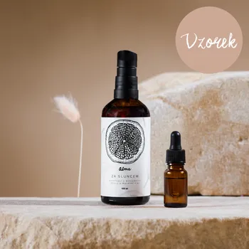 Vzorek parfému Za Sluncem - Prohřívací tělový olej - vzorek 2 ml vzorek 3 ml