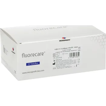 Diagnostický test Fluorecare 4v1 COVID-19 / CHŘIPKA A+B / RSV AG COMBO RAPID TEST 25ks