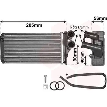 Výměník tepla, vnitřní vytápění VAN WEZEL 09006239