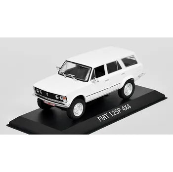 autíčko Fiat 125P 4x4 1:43 - DeAgostini Legendás Autói časopis s modelem Fiat 125P 4x4 - kovový model