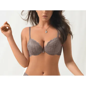 Dámské spodní prádlo LORMAR Dámská podprsenka Lormar Double Pizzo corteccia-tm hnědá - 75B