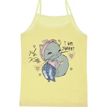 Evona Dívčí košilka KIDS UR C SVĚTLE ŽLUTÁ Velikost: 110