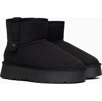 Dámské kozačky Boty ISLAND BOOT Schwarz 1015168 36