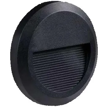 Venkovní osvětlení Optonica Svítidlo fasádní LED Step Light Round Black 2W, 230V Neutrální bílá