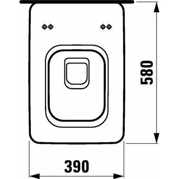 WC závěsný Ilbagnoalessi dOt 2090.0 bílý