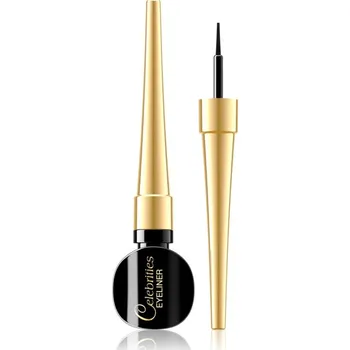 Oční linky Eveline Cosmetics Celebrities tekuté oční linky odstín Black 6 ml