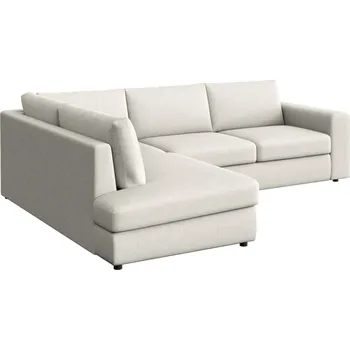 Pohovka Rodier Krémově bílá rohová pohovka Baga 297 cm, levá