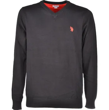 Pánská móda Svetr U.S. Polo Assn. Schwarz 8921561 XL