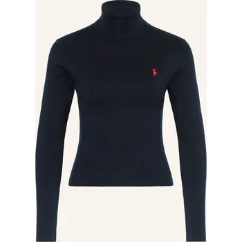 Dámský svetr Polo Ralph Lauren Rolák, tmavě modrá