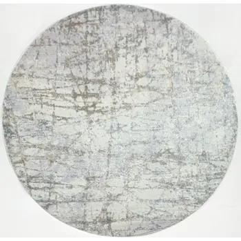 Koberec Spoltex kusový koberec Bellavista - kruh 280-25 Beige grey rozměr 160 cm (průměr)