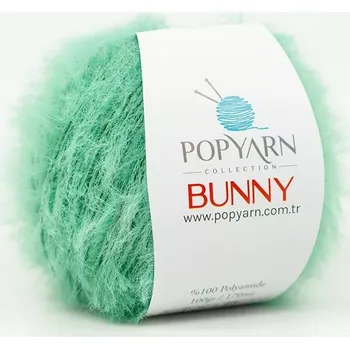 Příze POPYARN Příze Bunny B14 - zelená, 100g 170m