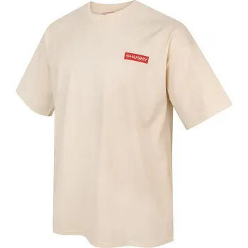 Pánské tričko Husky Pánské bavlněné triko Tee Panorama M XXXL, beige