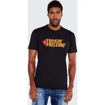 Pánské tričko DSQUARED2 S74GD1450 černé Velikost: M