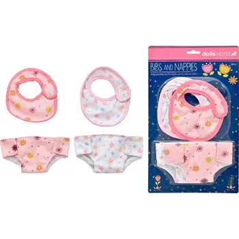 Panenka Dolls World - Bryndáky a pleny pro panenky 46 cm