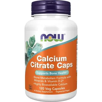Doplněk stravy Now Foods Calcium Citrate 120 kapslí