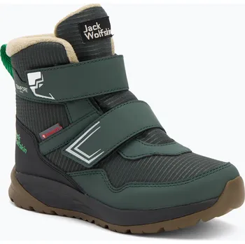 Dívčí tenisky Dětské boty Jack Wolfskin Polar Bear-B Texapore Mid Vc mystic green