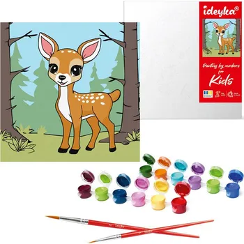 Malování podle čísel pro děti – Kouzelný jelen 25 x 25 cm