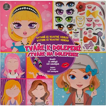 Magnetická kreslící tabulka Samolepky - Vytvoř si vlastní módní tvář