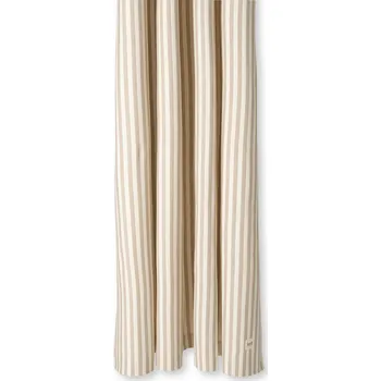 Úložný box Ferm Living, Koupelový závěs Chambray s pruhy béžovo-bílý - Formadore