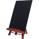 CONTACTO Tabule na jídelní lístek s dřevěným podstavcem, mahagón 315x210 mm | CONTACTO, 7678/361