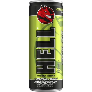 Energetický nápoj Hell Lemon-Pink Grapefruit 250ml