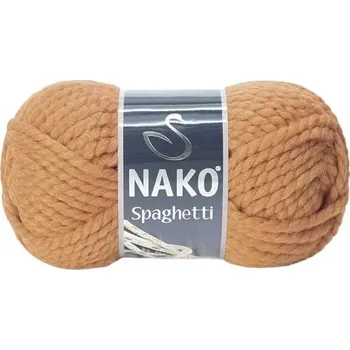 Příze Nako Pletací příze Nako Spaghetti 5401 - hnědá