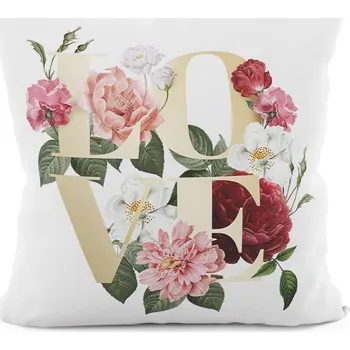 Polštář Polštář PEONIA LOVE III. 40x40 cm Mybesthome Varianta: Povlak na polštář, 40x40 cm