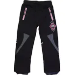 Dívčí softshellové kalhoty zateplené Kugo HK5060 tmavě šedé